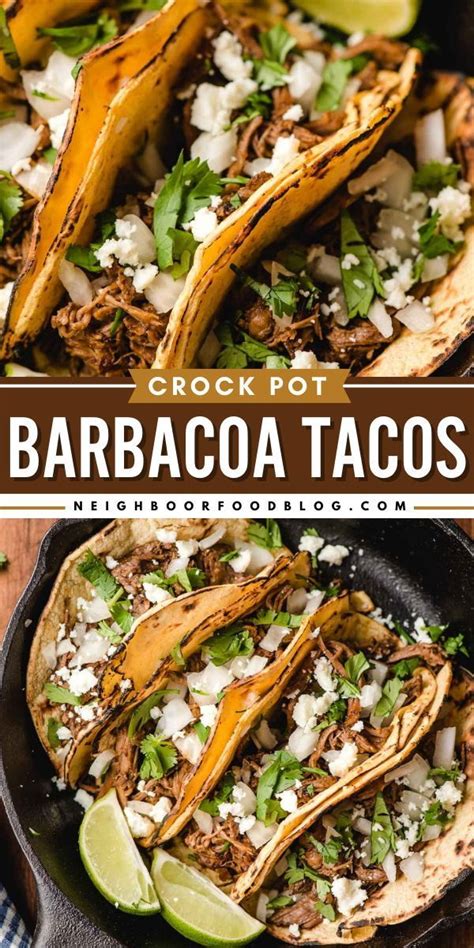 Crock Pot Barbacoa Tacos In Beef Barbacoa Slow Cooker Slow