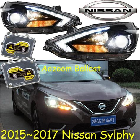car styling,Sylphy headlight,2016~2017,Free ship!2pcs,Sylphy fog light ...
