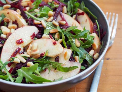 Beet Apple Salad With Maple Vinaigrette Caroline S Cooking