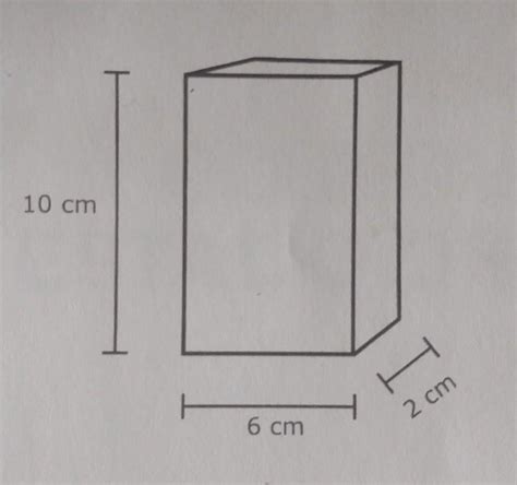 Observa El Prisma Rectangular Y Contesta Lo Que Se Pide Rea De Una