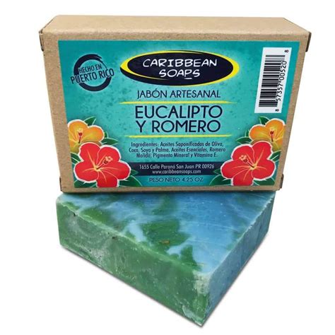 Amazon Caribbean Soaps Eucalyptus Rosemary Handmade Soap