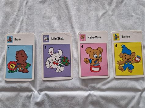 Se Produkter Som Liknar Bamse Kortlek Kortspel Kvarte P Tradera