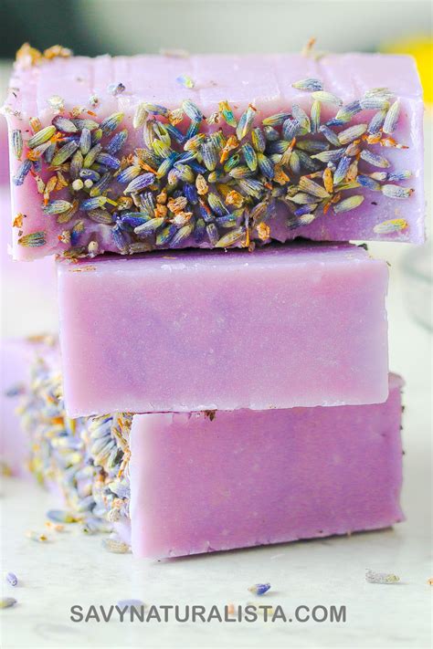 How To Make Lavender Cold Process Soap Savvy Naturalista