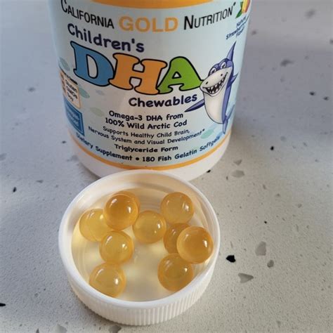 California Gold Nutrition, Омега 3 для детей, рыбий жир Омега-3, 180 ...