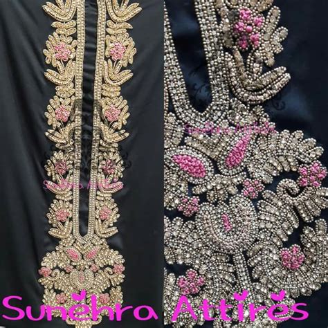 Pin By Sam Mona On Aari N Dabka Embroidery Designs Dress Making Dress