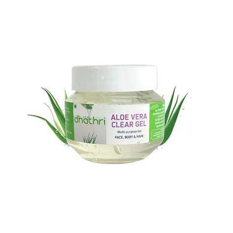 Dhathri Aloe Vera Clear Gel Multipurpose Aloe Vera Gel For Face Body