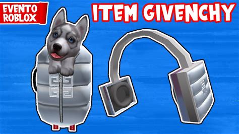 Consigue Mochila Husky Y Orejeras Givenchy Gratis En Roblox Youtube