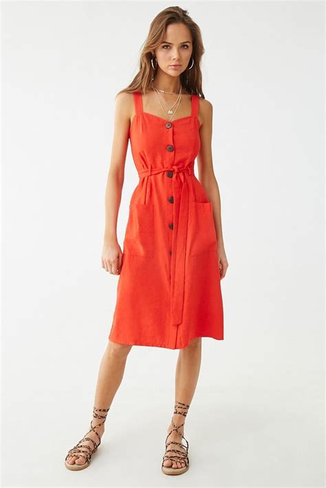 Belted Midi Dress Best Summer Dresses From Forever 21 Popsugar