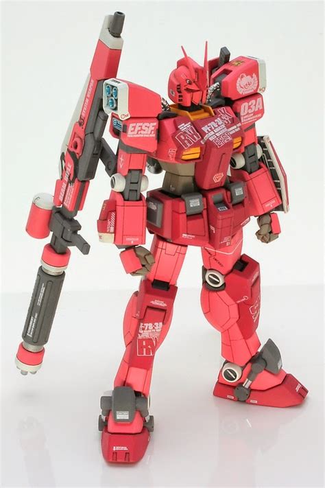 Custom Build HGBF 1 144 Gundam Amazing Red Warrior Detailed Gundam