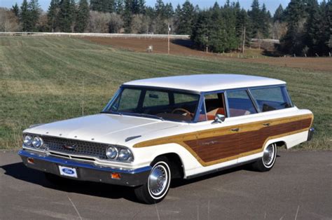 1963 Ford Galaxie Country Squire Woody Station Wagon RARE Survivor Rat