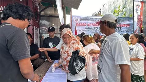 Wujudkan Ketahanan Pangan Relawan Ganjar Hadirkan Bazar Murah Untuk