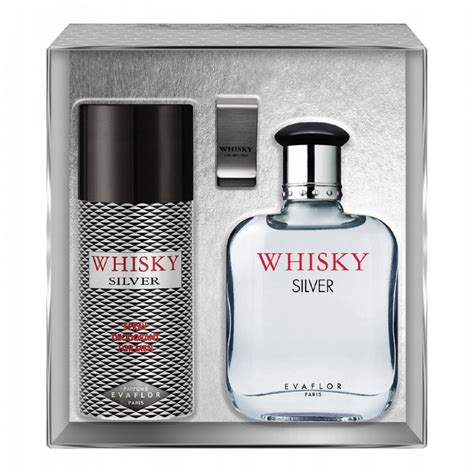 Whisky SILVER 100ml EDT 150ml DEO KLIPS Na BANKNOTY Zestaw Evaflor