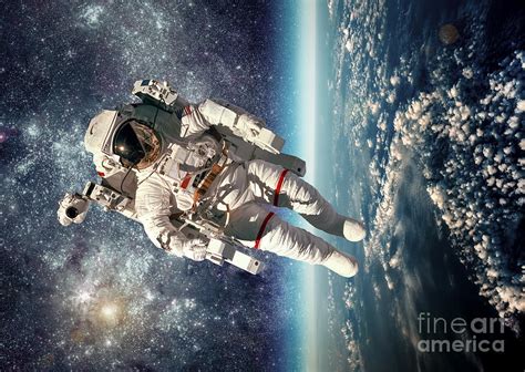 Astronaut Spacewalk 6K Ultra HD Photograph by Hi Res - Pixels