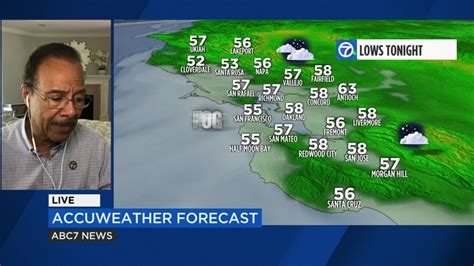 Accuweather Forecast For San Francisco San Jose Oakland And Bay Area Abc7 San Francisco