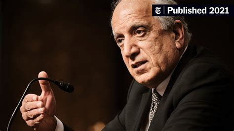 Zalmay Khalilzad Battles Critics In U S And Afghanistan The New York