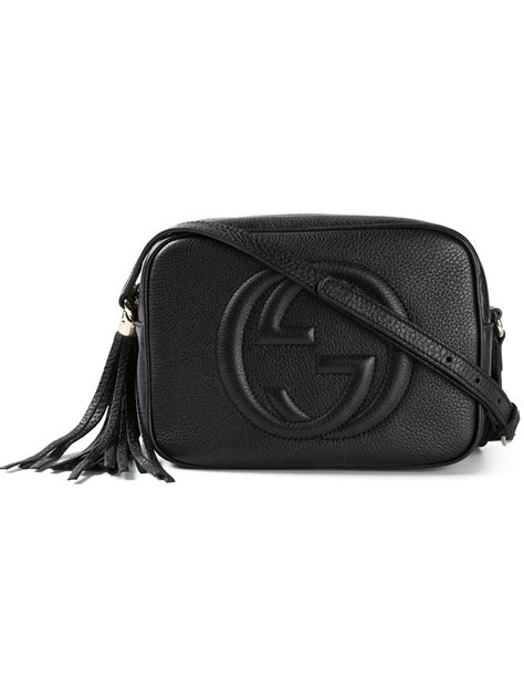 Lyst Gucci Soho Leather Cross Body Bag In Black