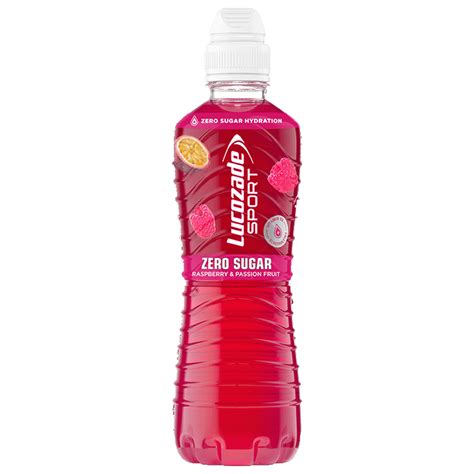 Lucozade Zero Sugar Raspberry And Passion Fruit 500ml Usa Bites