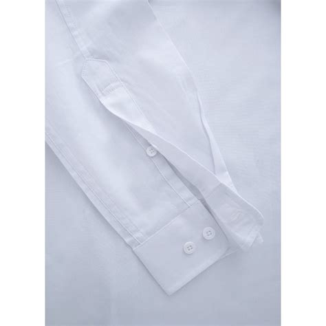 Hackett Amr Essential Selvedge Long Sleeve Shirt White Dressinn