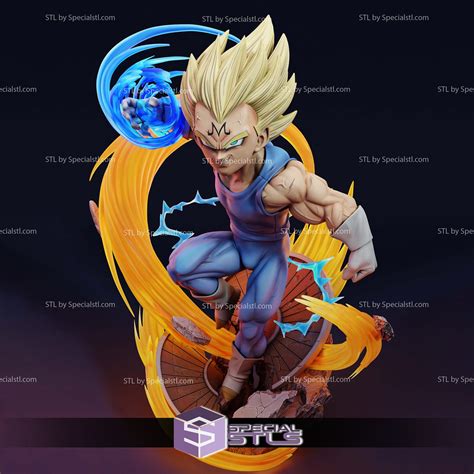 Majin Vegeta D Printable Stl Files Diorama Specialstl