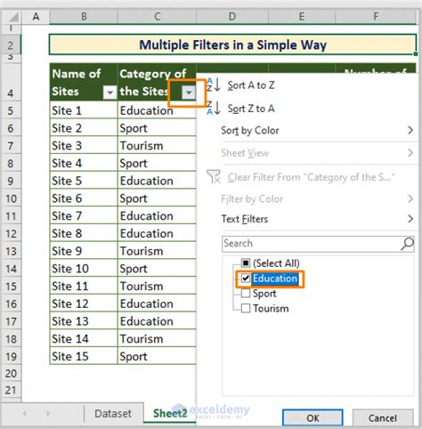 How To Apply Multiple Filters In Excel Using Vba Printable Timeline Templates