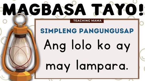 Magbasa Tayo Pagsasanay Sa Pagbasa Ng Tagalog Kinder Grade Nbkomputer