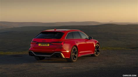 Audi RS 6 Avant Performance 2023MY UK Spec Rear Three Quarter