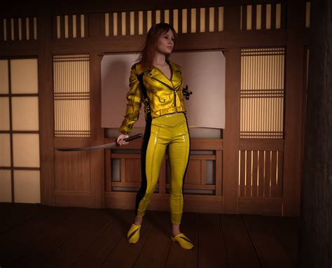 Beatrix Kiddo 3d Render Digital Art By Storm84hunter