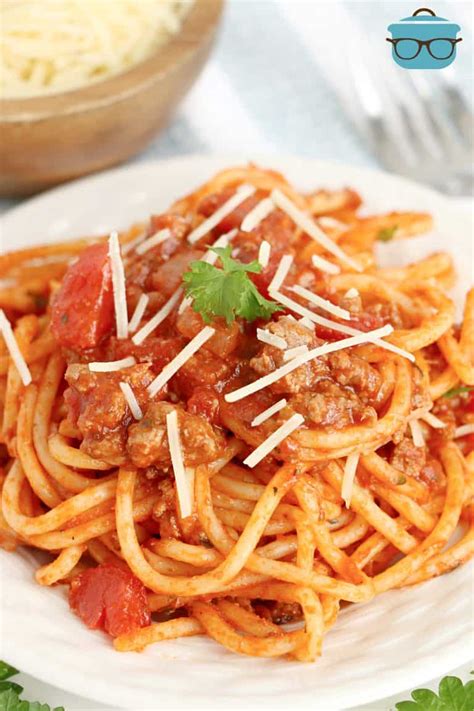 School Cafeteria Spaghetti The Country Cook