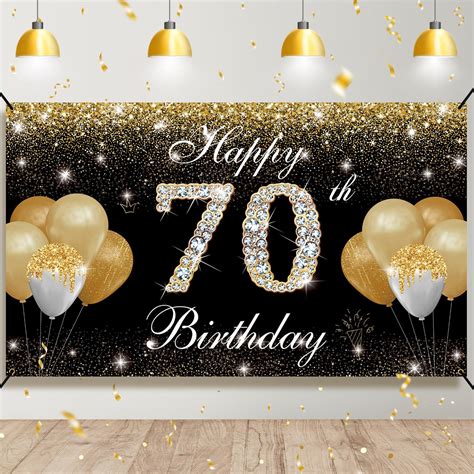 Amazon Htdzzi Th Birthday Backdrop Banner Hot Pink Happy Th