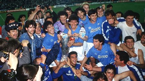 1988 89 Maradona Leads The Way For Napoli UEFA Europa League 1988 89