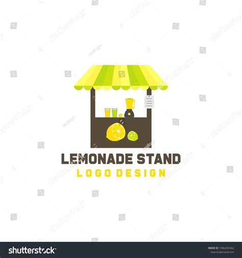 Lemonade Stand Logo Design Food And Drink Royalty Free Images Vector In