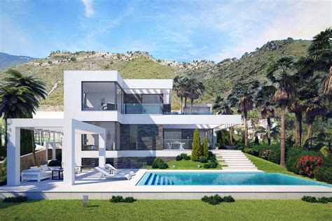 Modern Villa Design Concept In El Mirador Del Paraiso Benahavis Spain