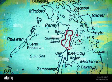 Philippine Islands Visayas Map