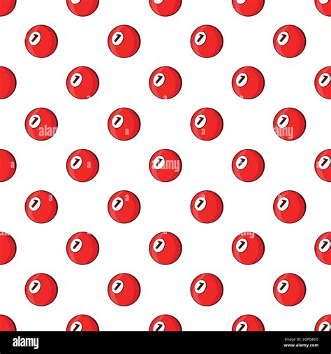 Billiard Ball Pattern Cartoon Style Stock Vector Image And Art Alamy