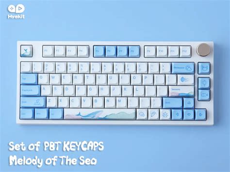 Mua Hyekit Pbt Keycaps Keys Melody Of The Sea Keycaps Dye