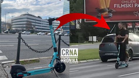 VIDEO Omladina U Sarajevu Pravi Opasne I Glupe Furke Romobilom Vozio