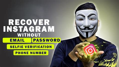 Recover Hacked Instagram Account Without Email Password Number And