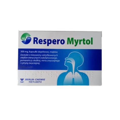 Respero Myrtol kapsułki dojelitowe miękkie 300mg 20 kapsułek