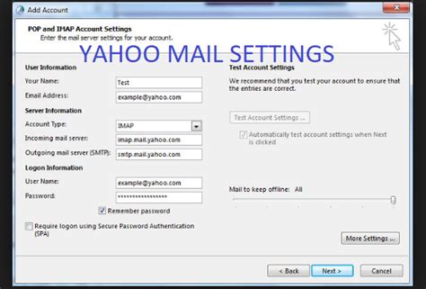 Yahoo Mail Settings Setup Yahoo Mail Account SLEEK FOOD Mail