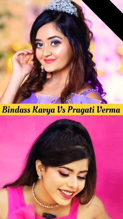 Bindass Kavya Vs Pragati Verma 😍 Bindasskavya Pragativermaashorts