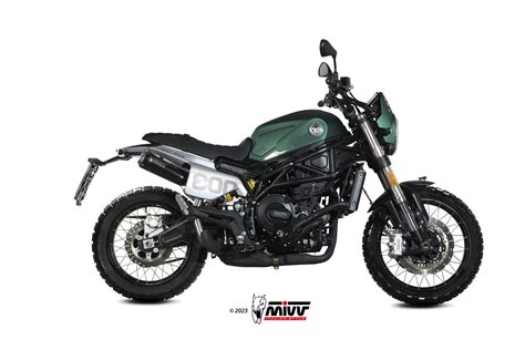 Scarico Benelli Leoncino Trail Mivv X M Inox Nero E Lc B Mivv