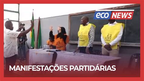 MANIFESTAÇÕES PARTIDÁRIAS EM MAPUTO YouTube