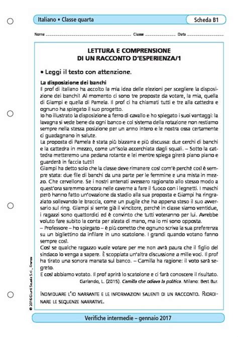 Lettura E Comprensione Di Un Racconto D Esperienza Giunti Scuola