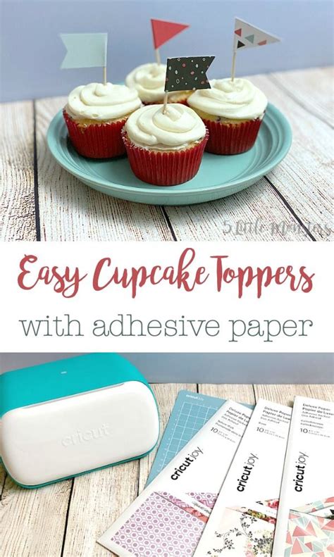 How To Make Cupcake Toppers With Cricut Explore Ronald Hall Bruidstaart