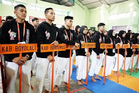 Pertandingan Porprov Cabang Tarung Derajat Dibuka Pj Bupati Pati