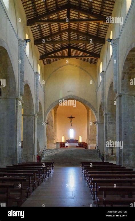 Abbey Of San Giovanni In Venere Interior Fossacesia Abruzzo Italy