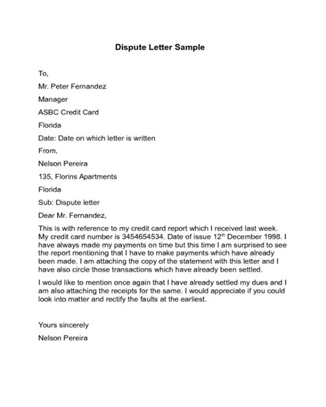 Dispute Letter Templates Fillable Printable Pdf And Forms Handypdf Hot Sex Picture