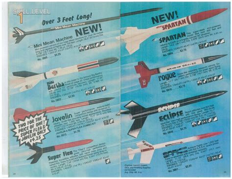 Estes Model Rockets Catalog 1982 Retro játékmúzeum