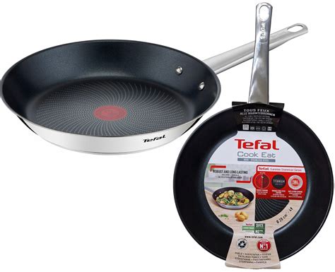 PATELNIA TEFAL 28CM GAZ INDUKCJA EAT TYTANOWA INOX B9220604 Cena