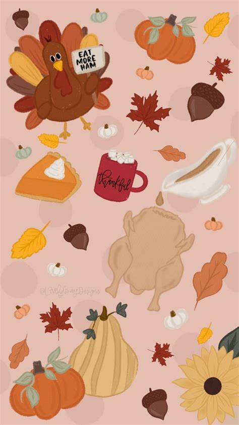 Cute Fall Thanksgiving Wallpapers Wallpaper Cave